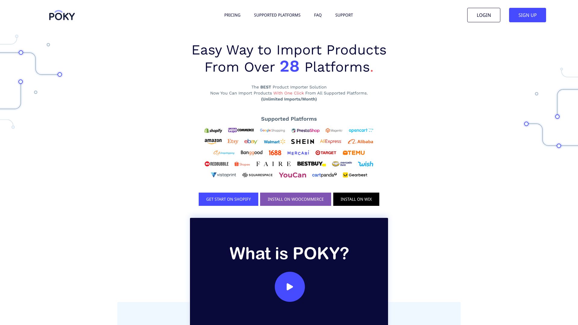 POKY - Product Importer