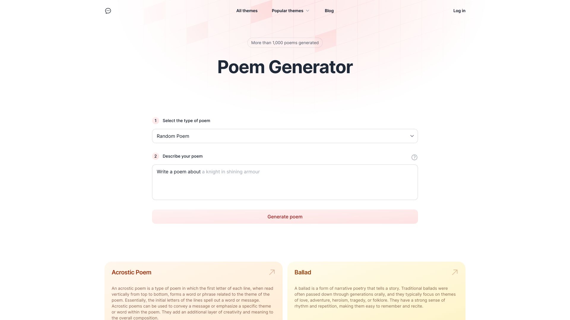 PoemGenerator.com