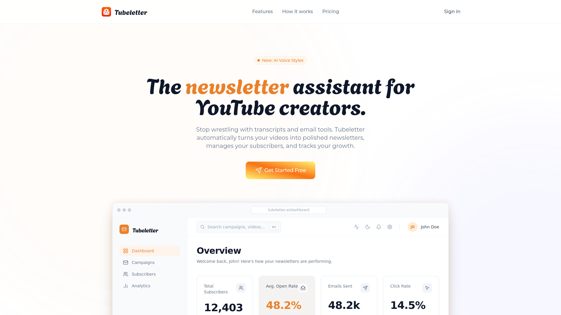 Tubeletter