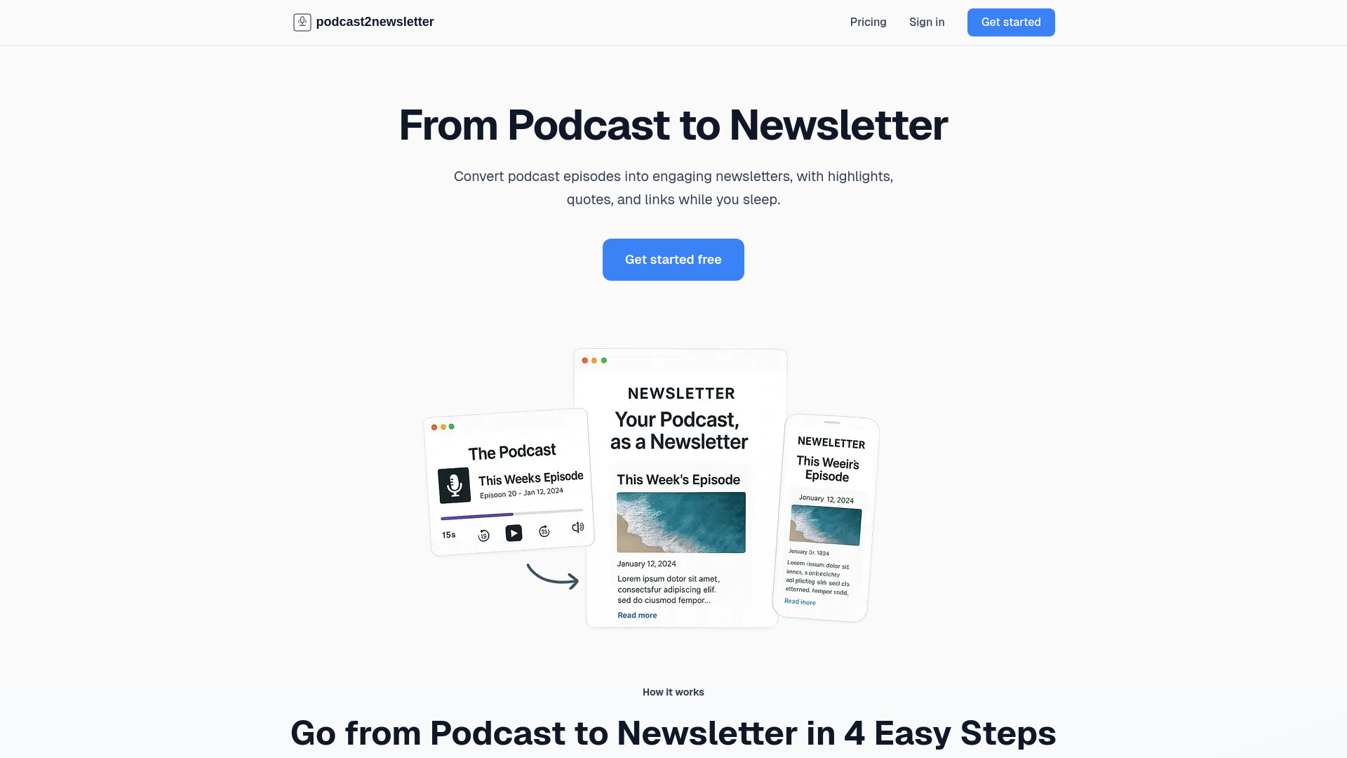 Podcast 2 Newsletter