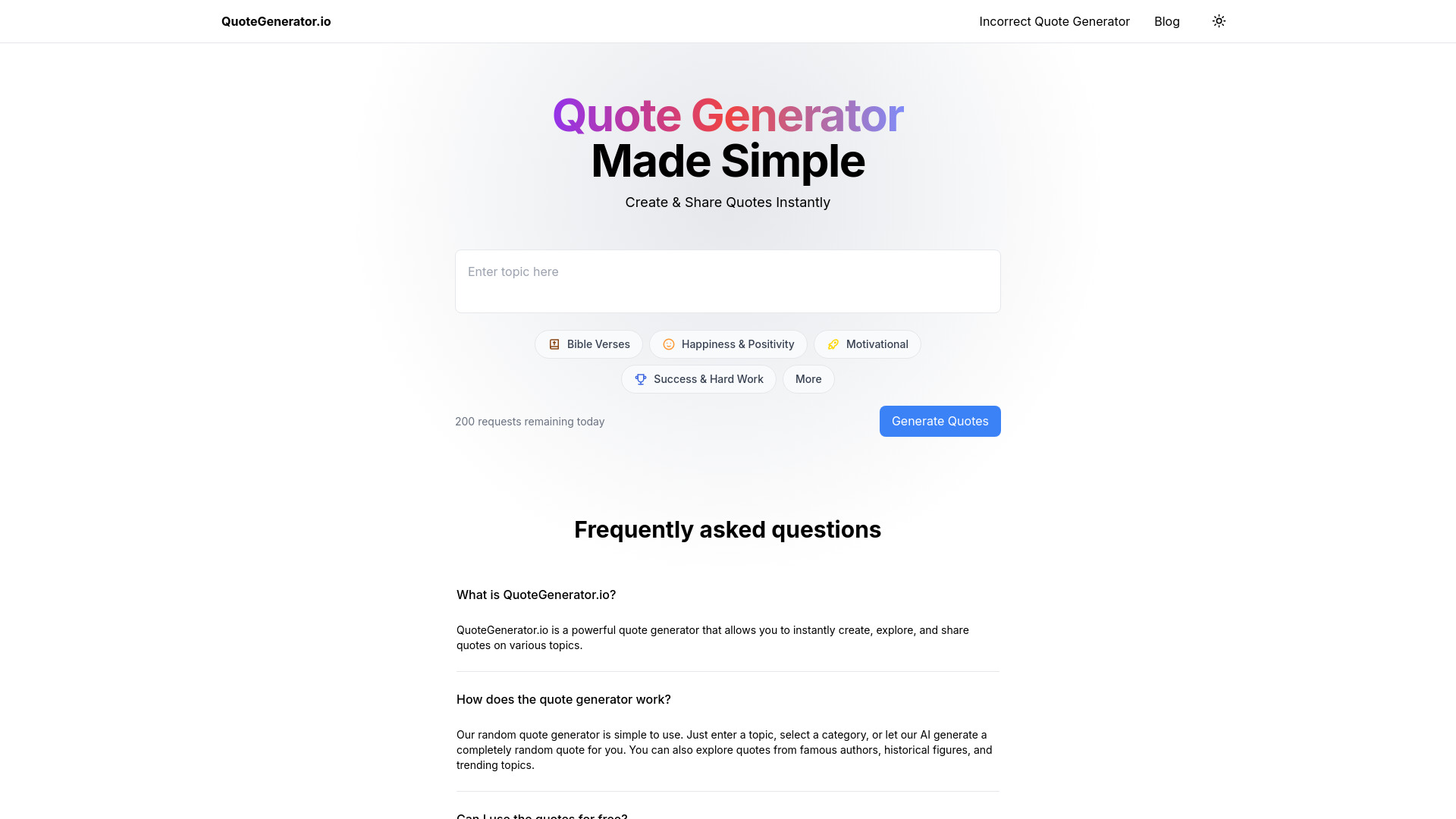 QuoteGenerator.io