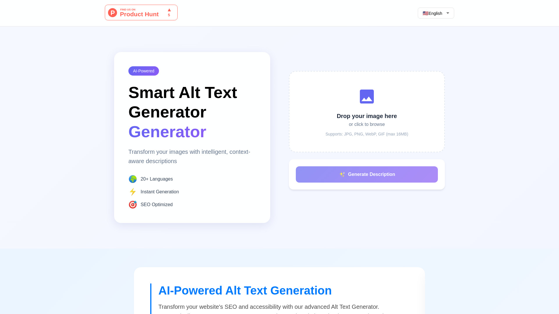 Smart Alt Text Generator