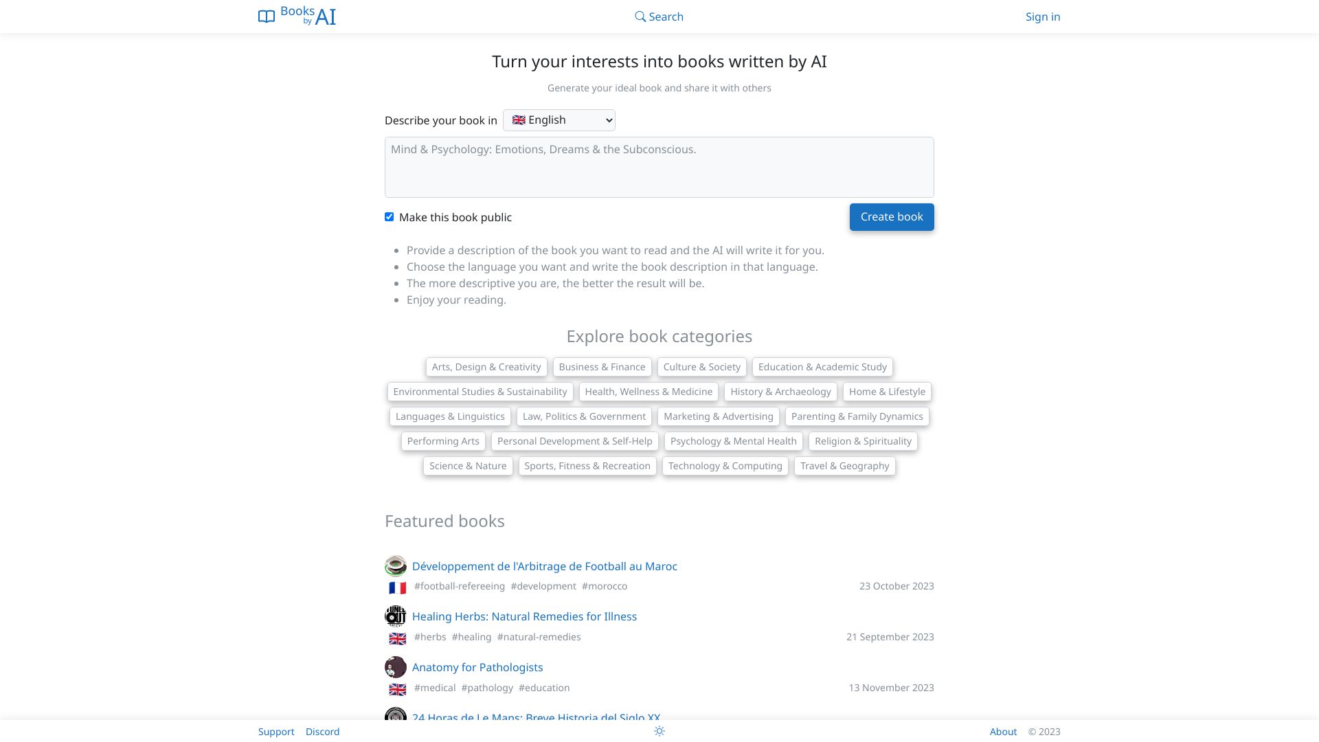 AI Book Creator