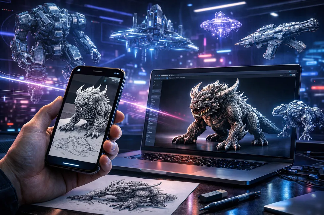 零基础到专业级：2026最新AI 3D建模软件推荐与对比指南