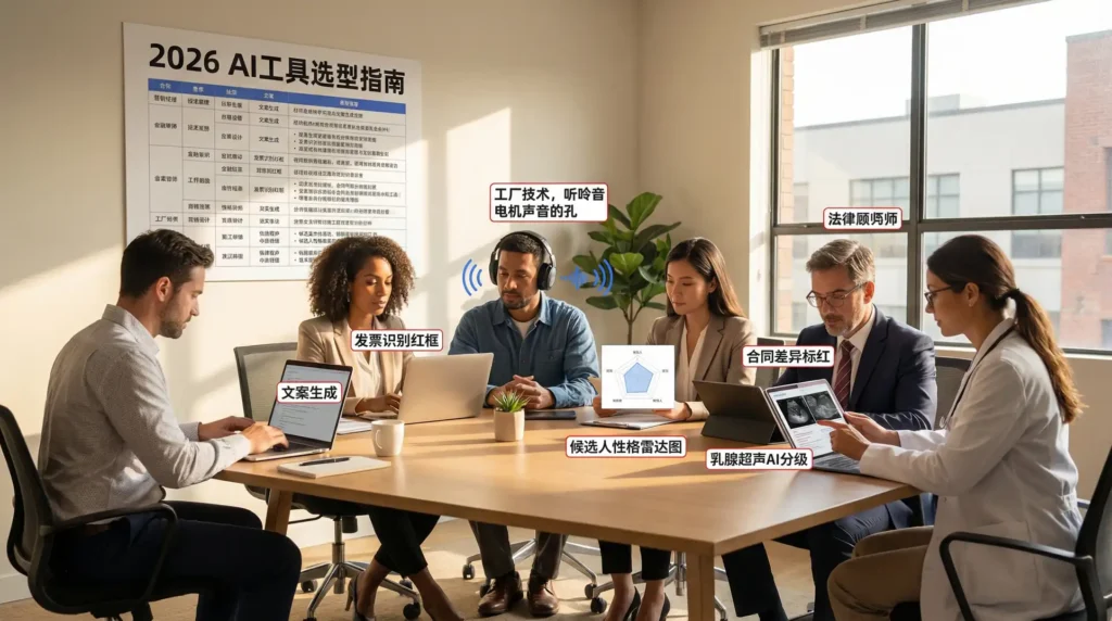 AI商用工具跨行业落地场景实拍