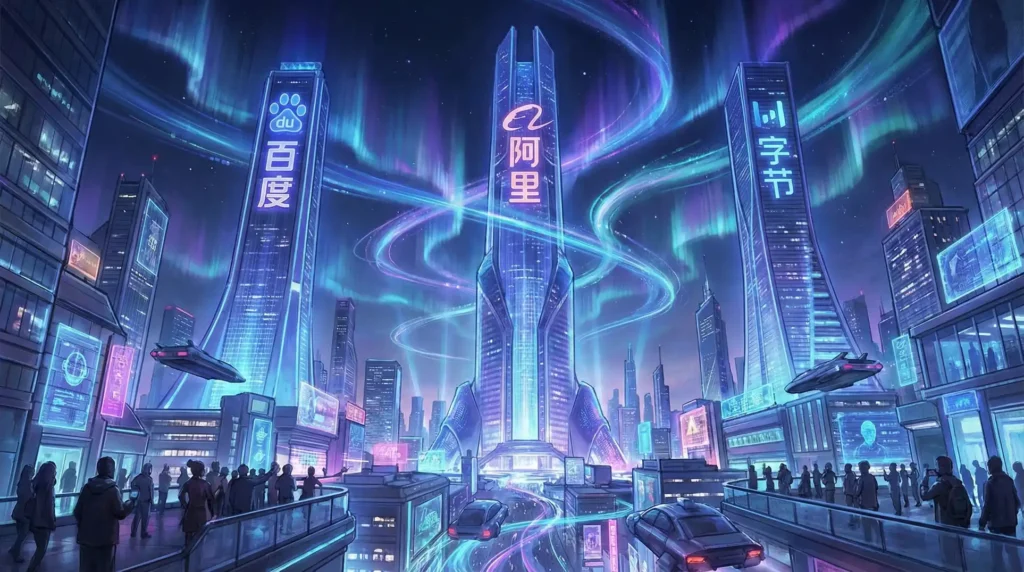 2026国产AI三巨头未来生态概念图