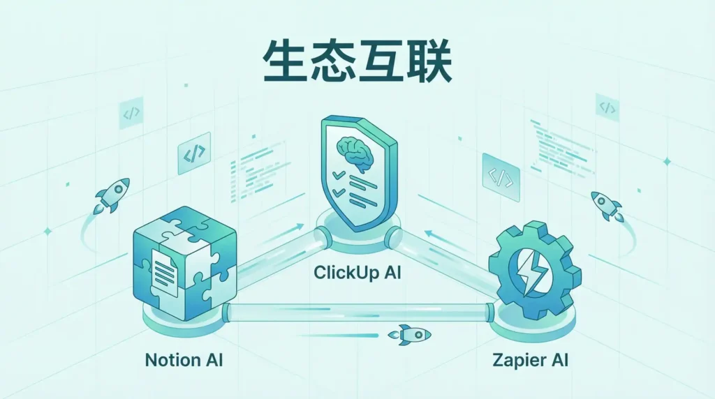 三大AI工具通过API管道互联，展示插件生态融合