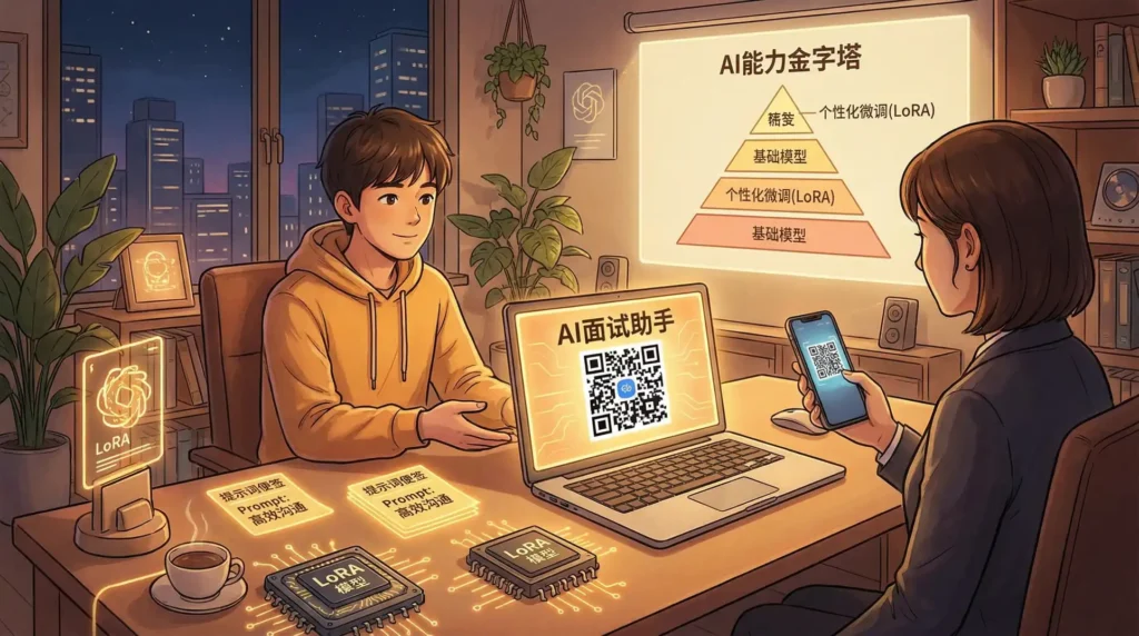 可扫码的小程序作品集让HR现场体验AI能力