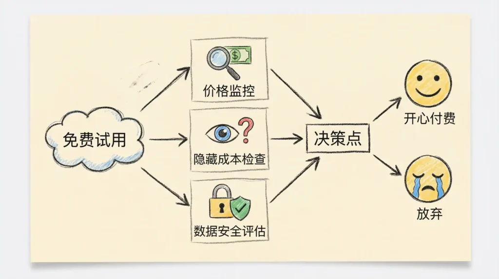 AI工具选购避坑决策流程图