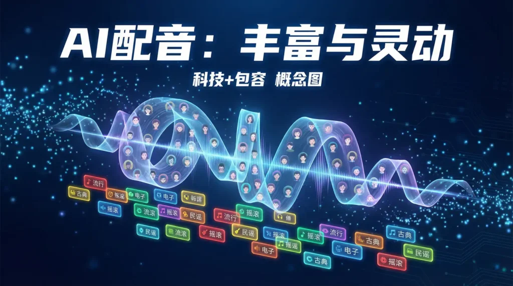 2026AI 工具智能配音 多音色多风格可选