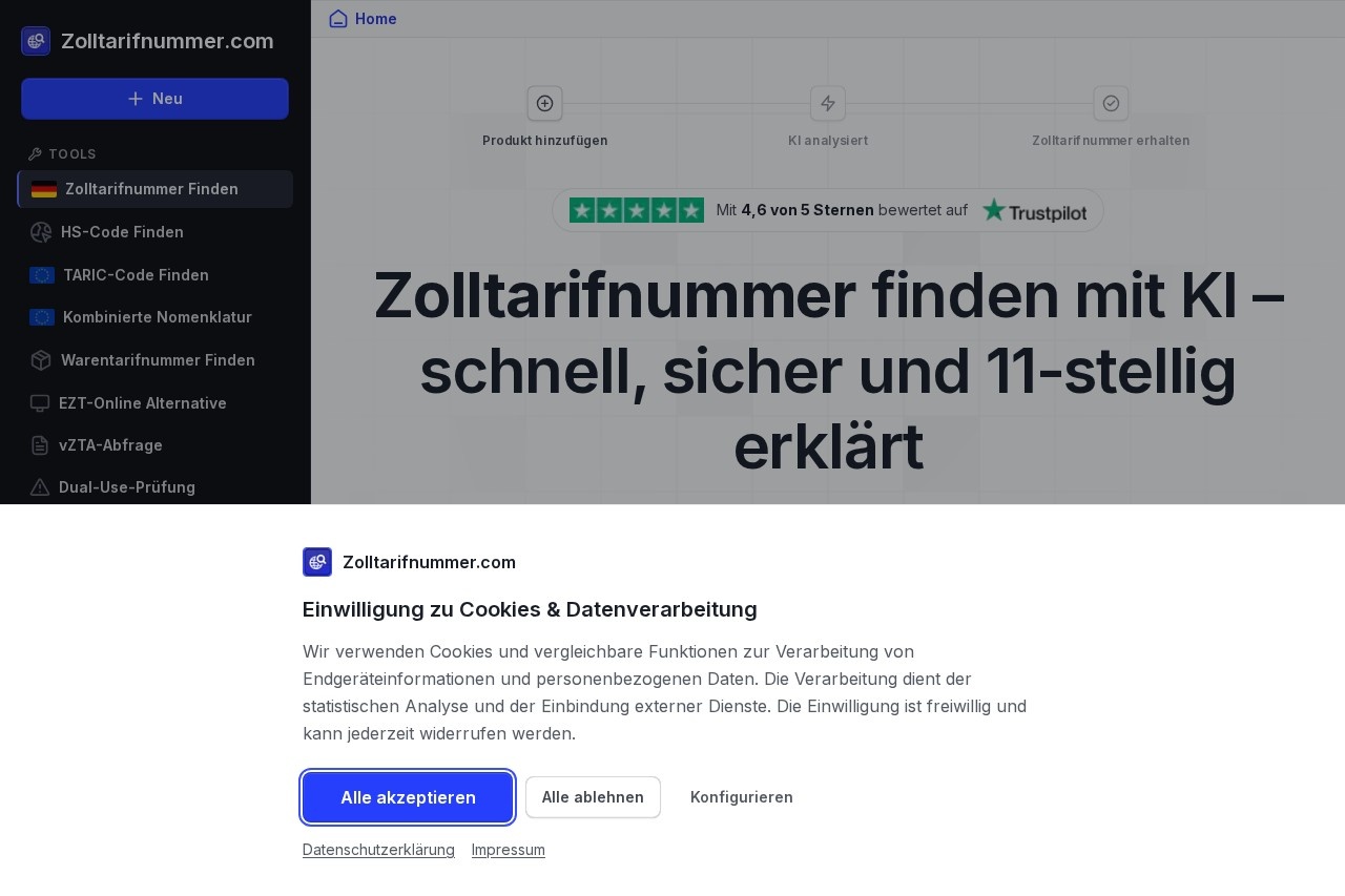 Zolltarifnummer.com