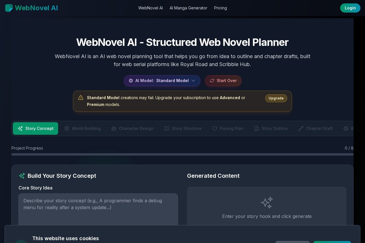 WebNovel AI