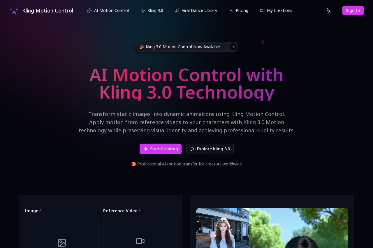 Kling AI Motion Control