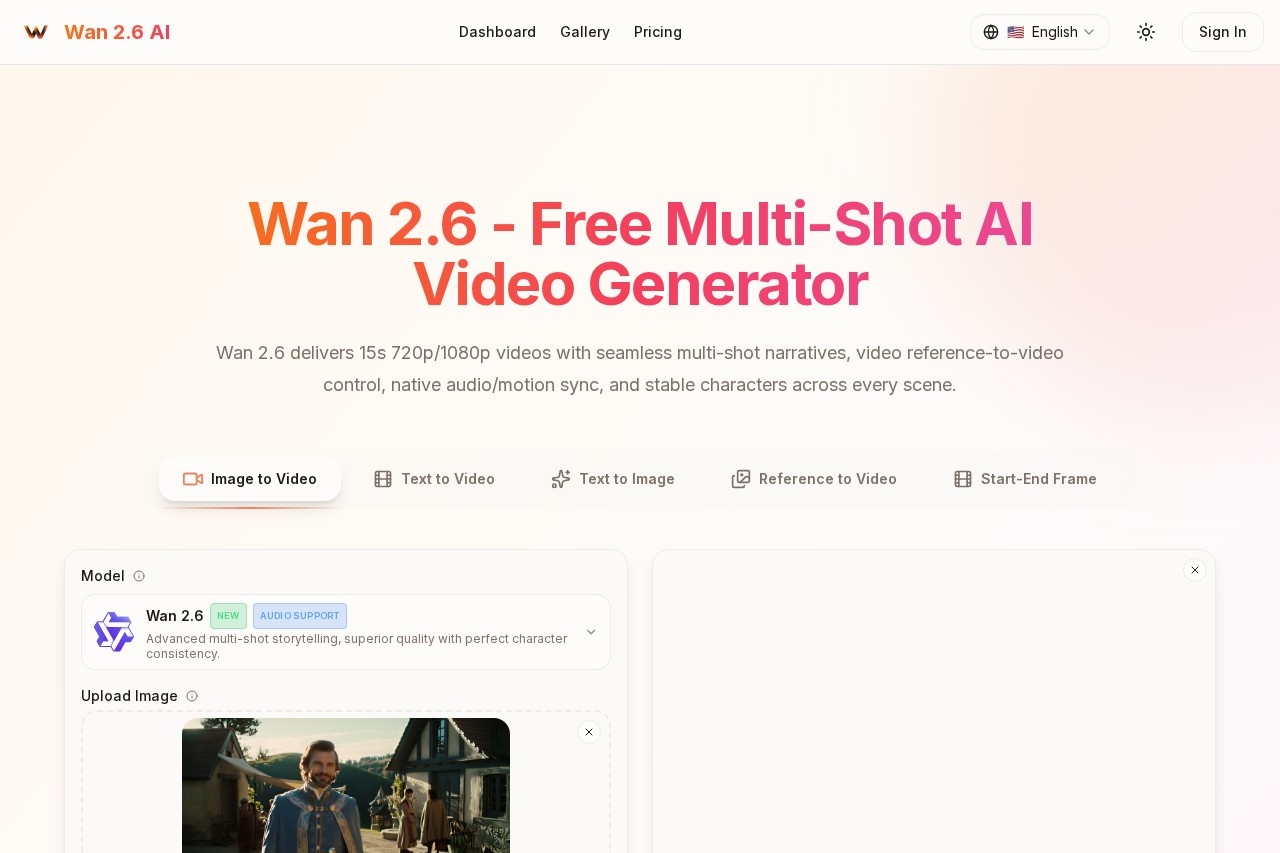 Wan 2.6 AI
