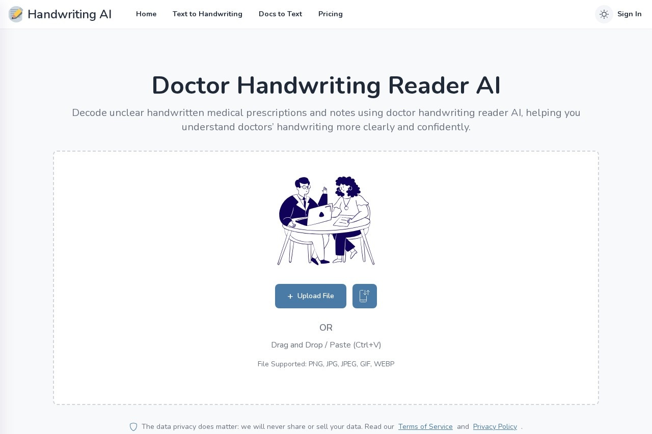 Doctor Handwriting Reader AI