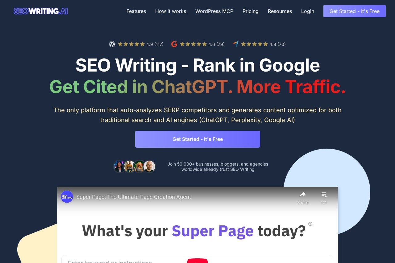 SEO WRITING AI