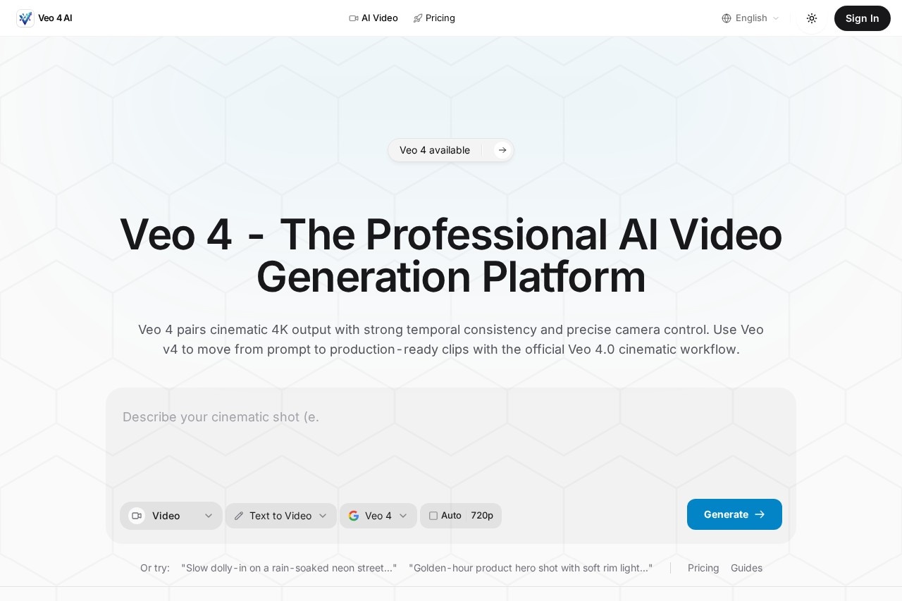 Veo 4 AI