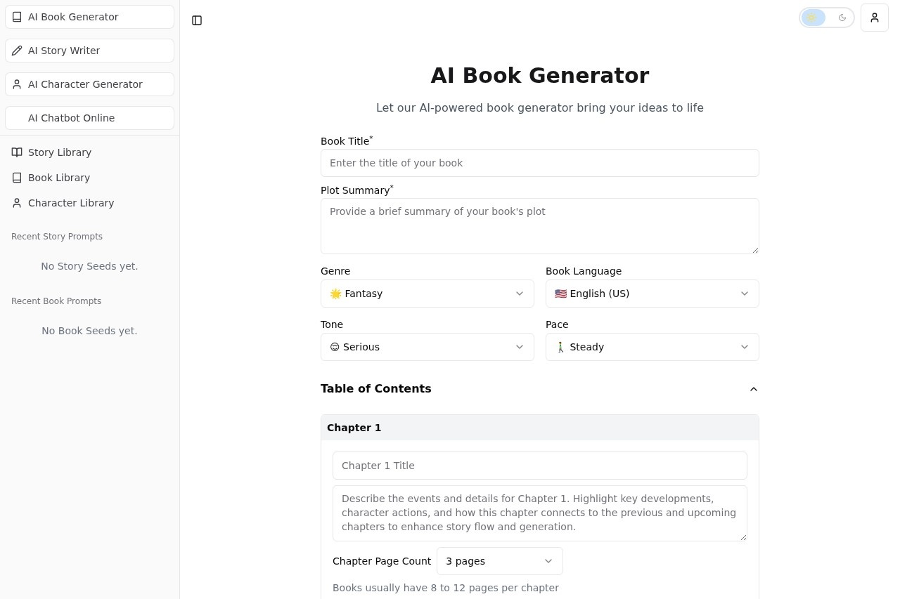 AI Book Generator