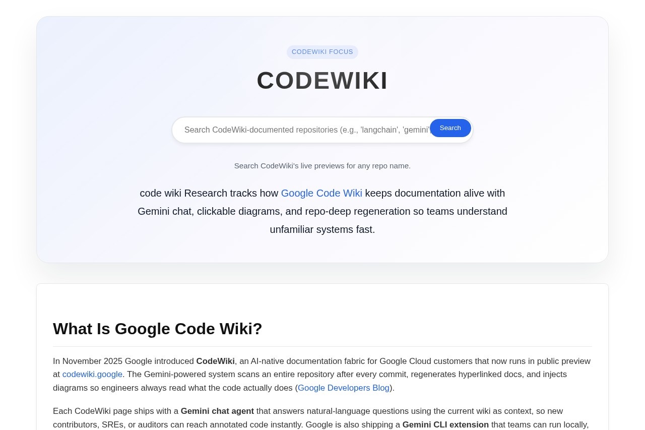 CodeWiki
