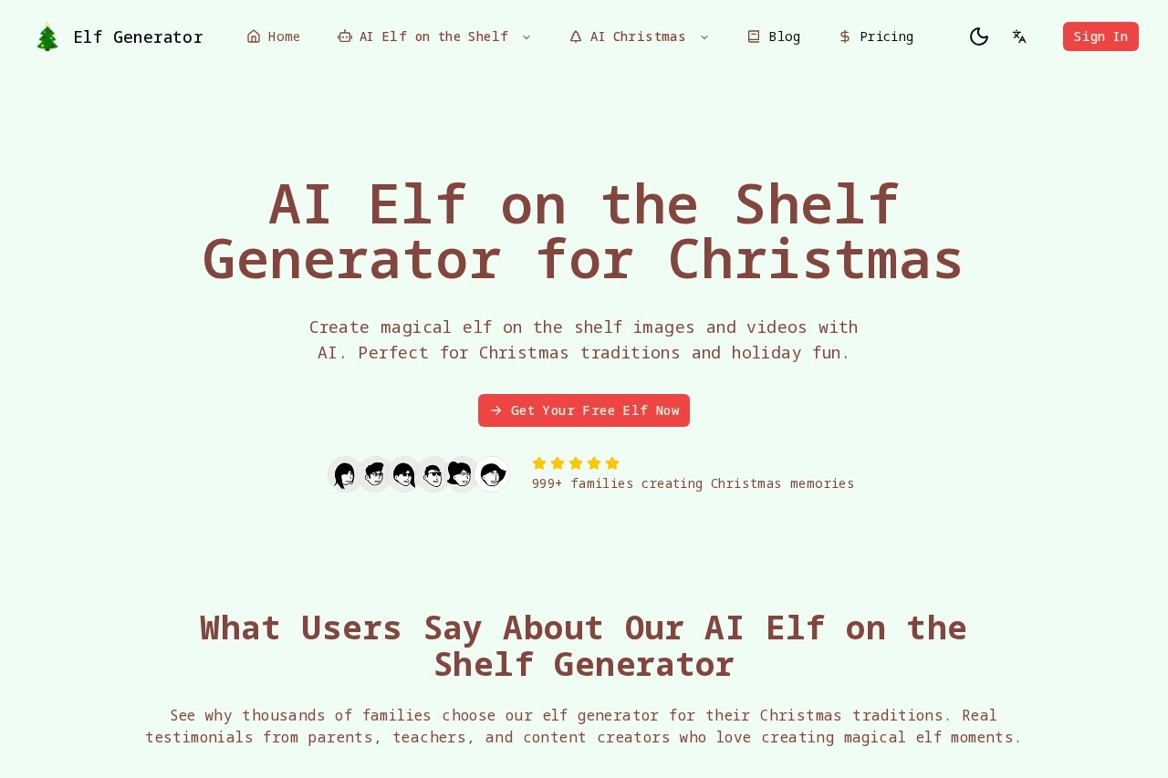Elf on the Shelf Generator
