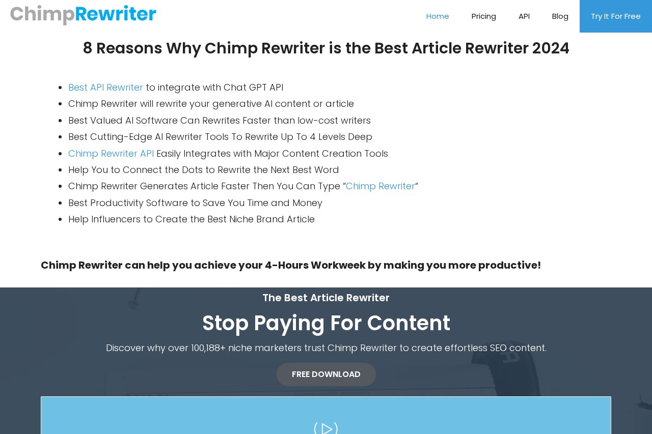 Chimp Rewriter