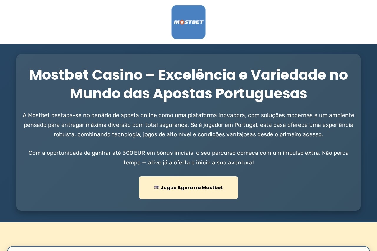 Mostbet Portugal