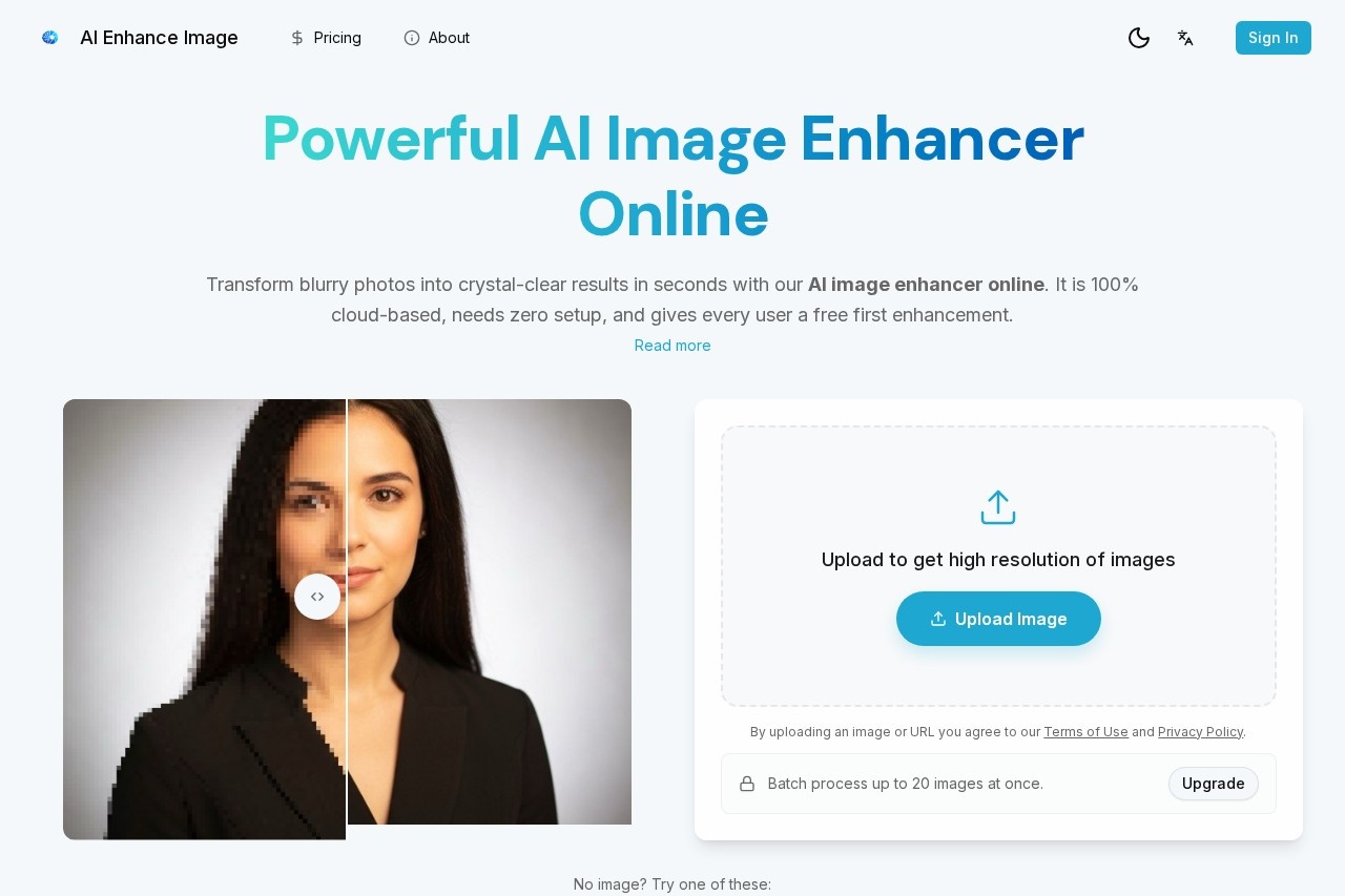 AI Image Enhancer