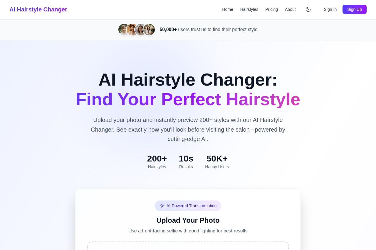 AI Hairstyle Changer