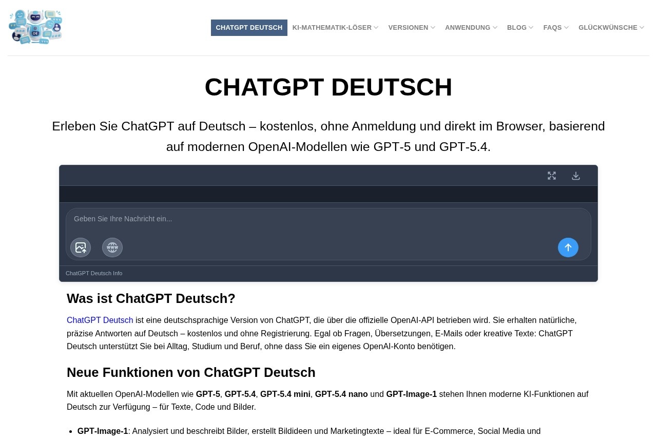 ChatGPT Deutsch