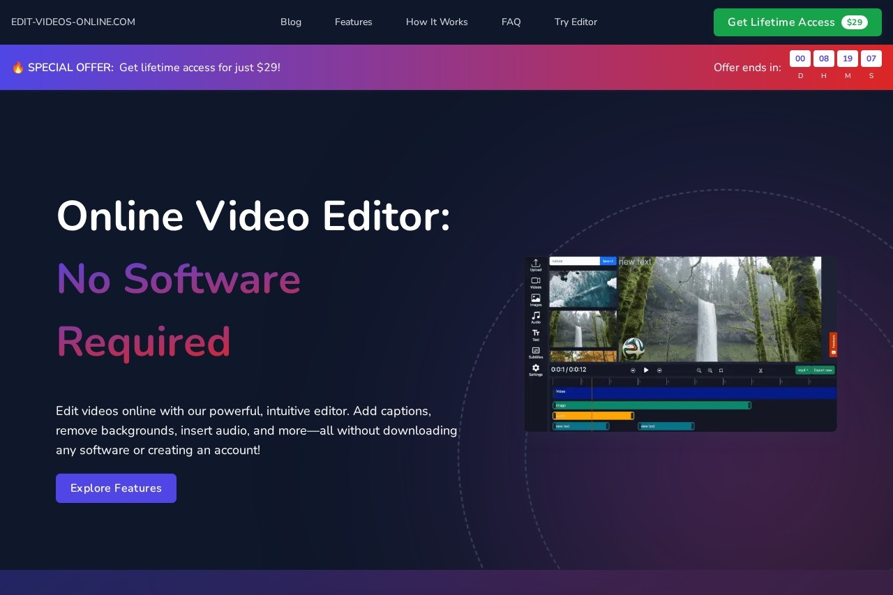 Online Video Editor
