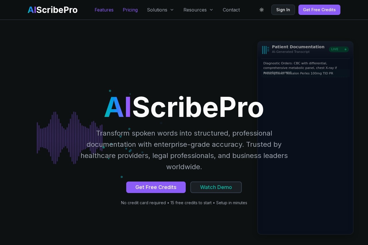 AI Scribe Pro