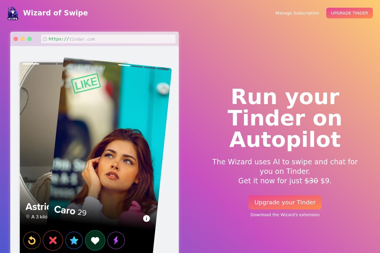 Autopilot for Tinder