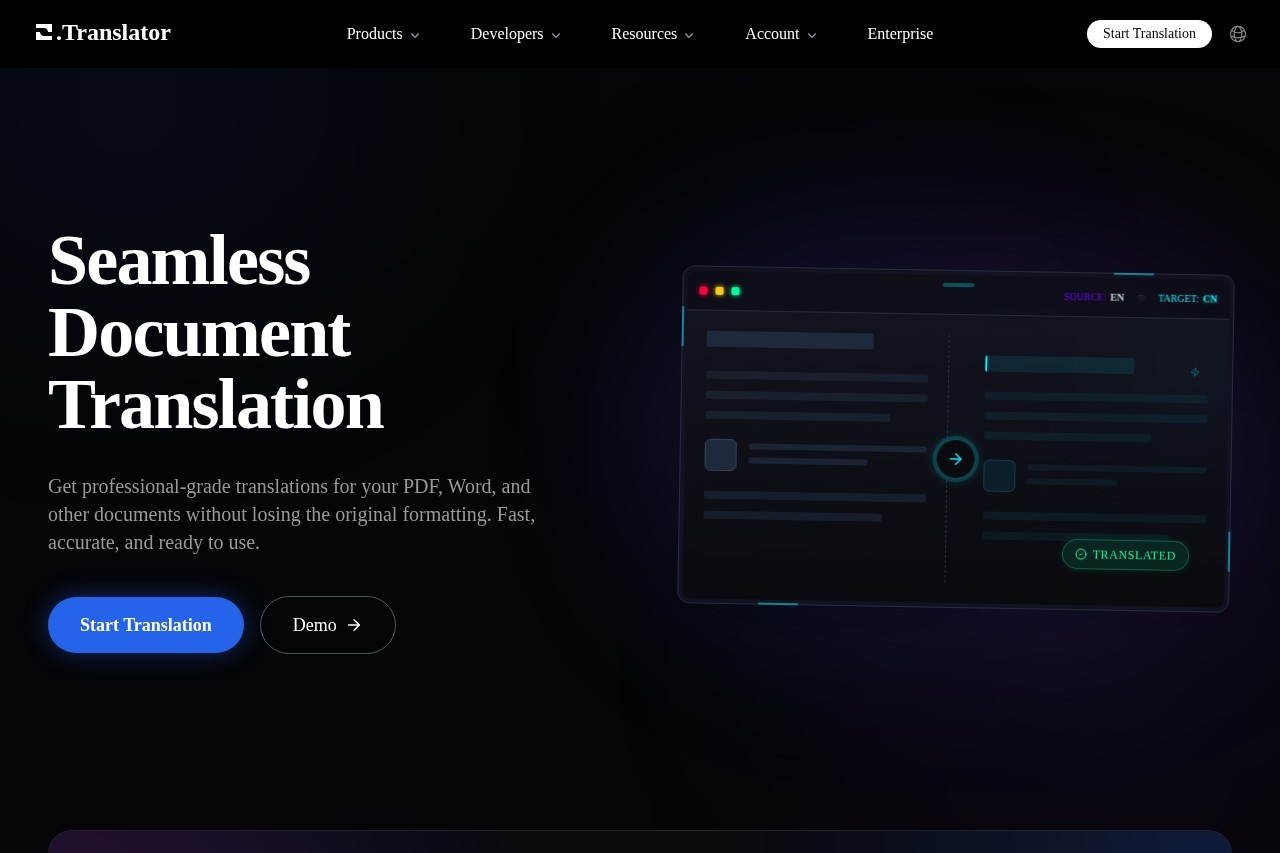 Online Document Translator