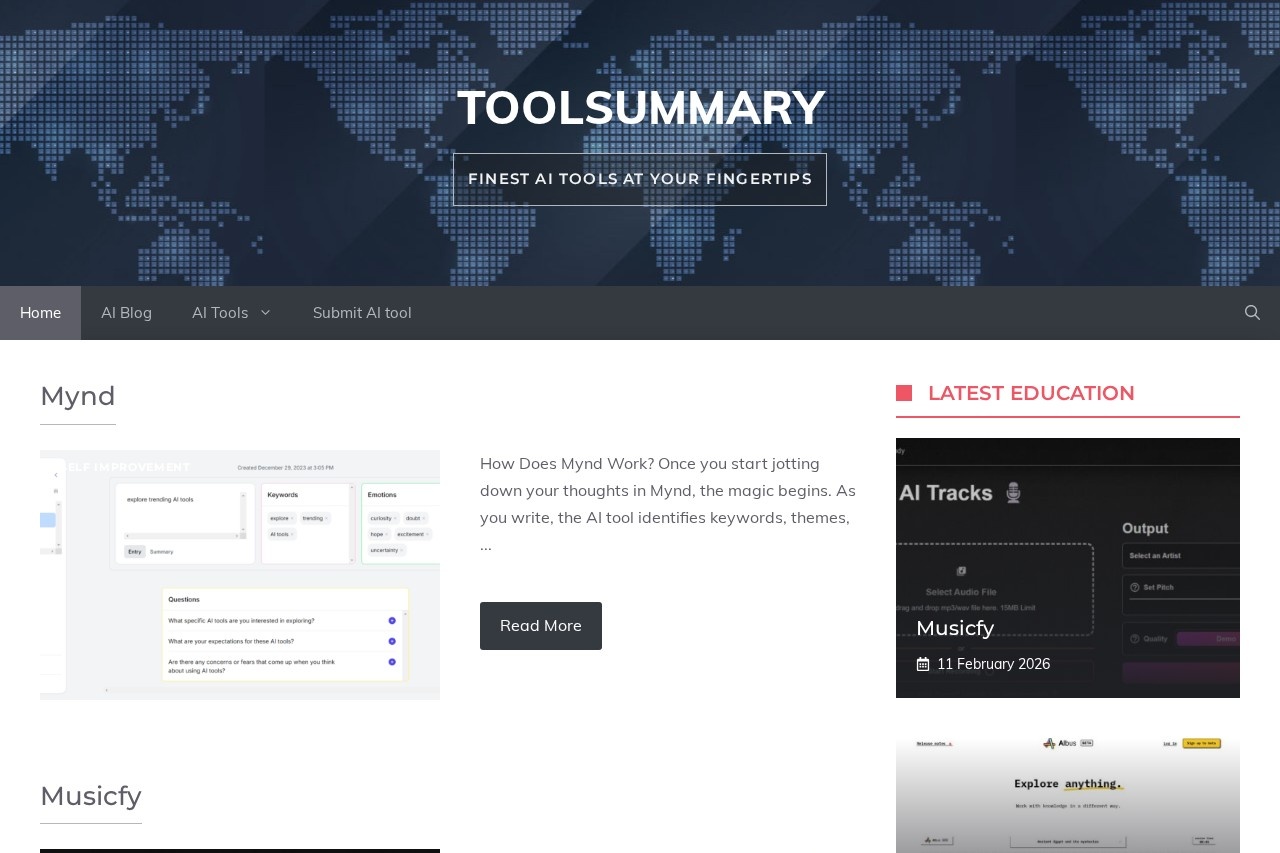 Toolsummary