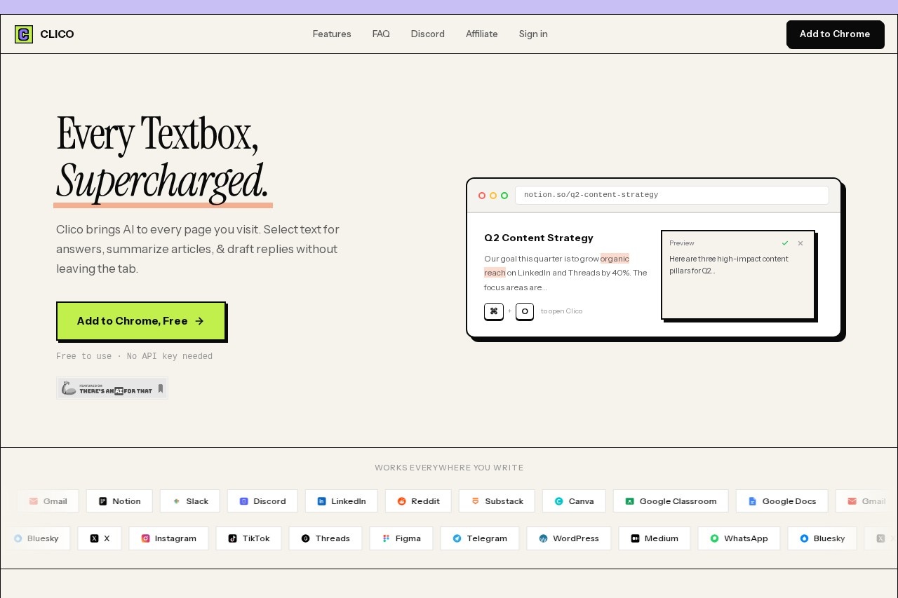 Clico AI Writing Assistant