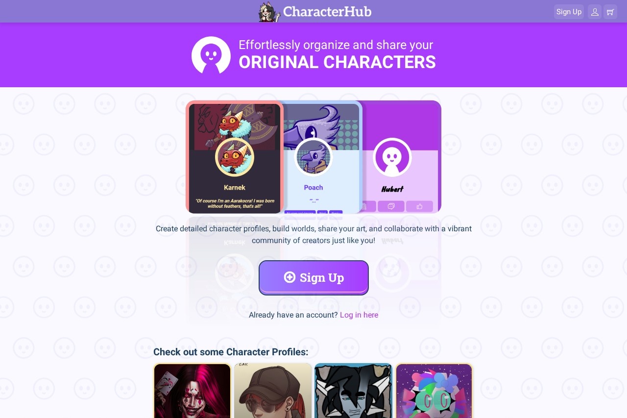 CharacterHub