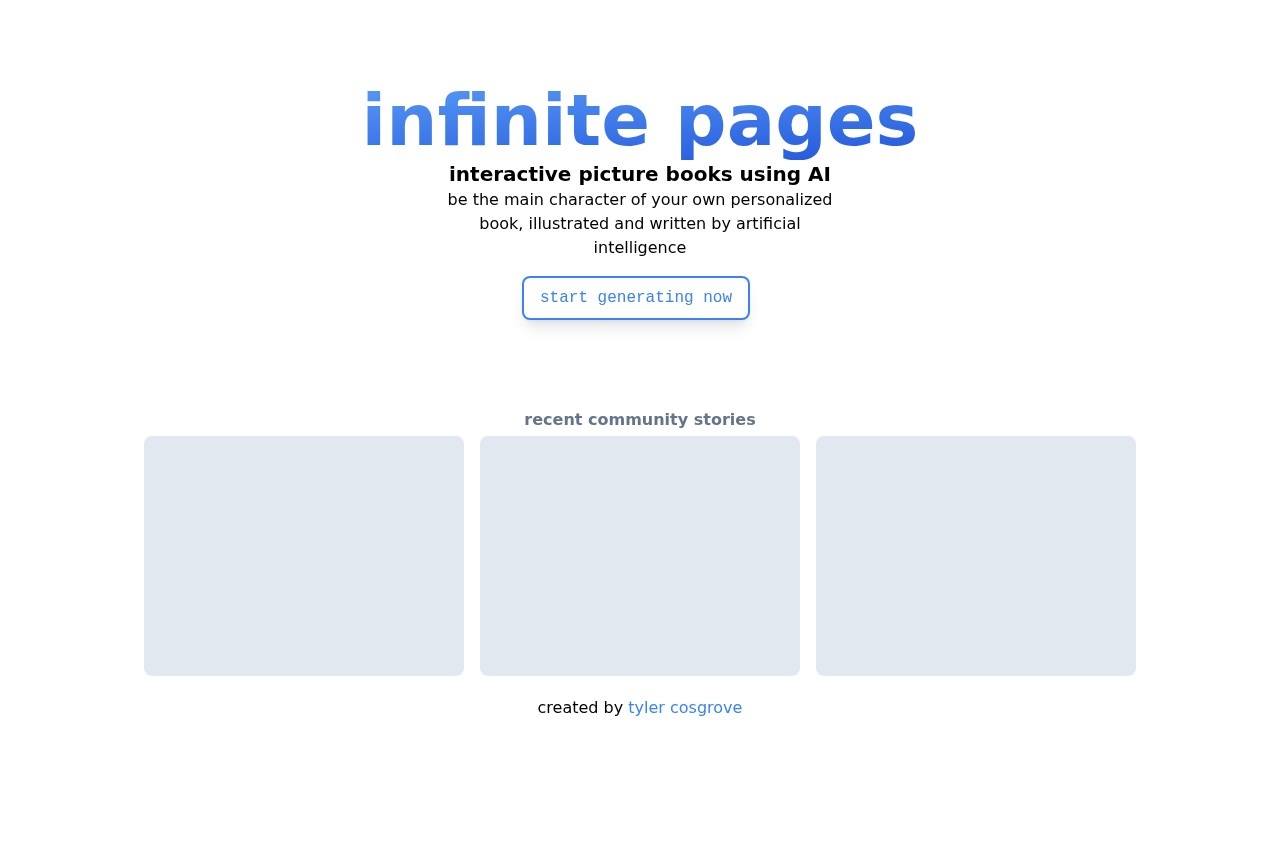 Infinite Pages