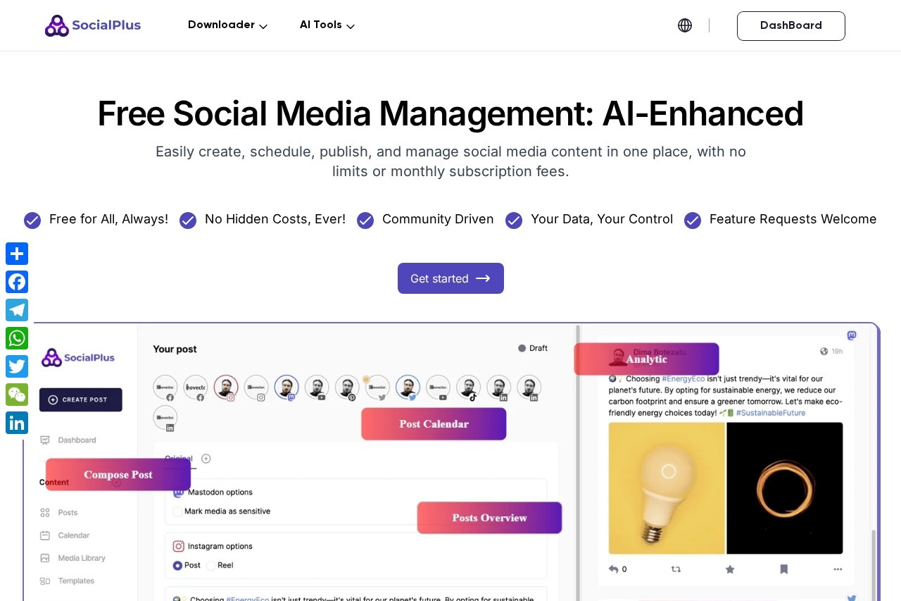 SocialPlus AI