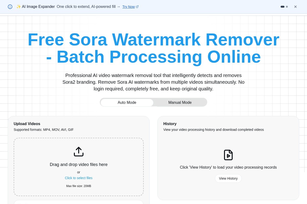 Sora2 Watermark Remover