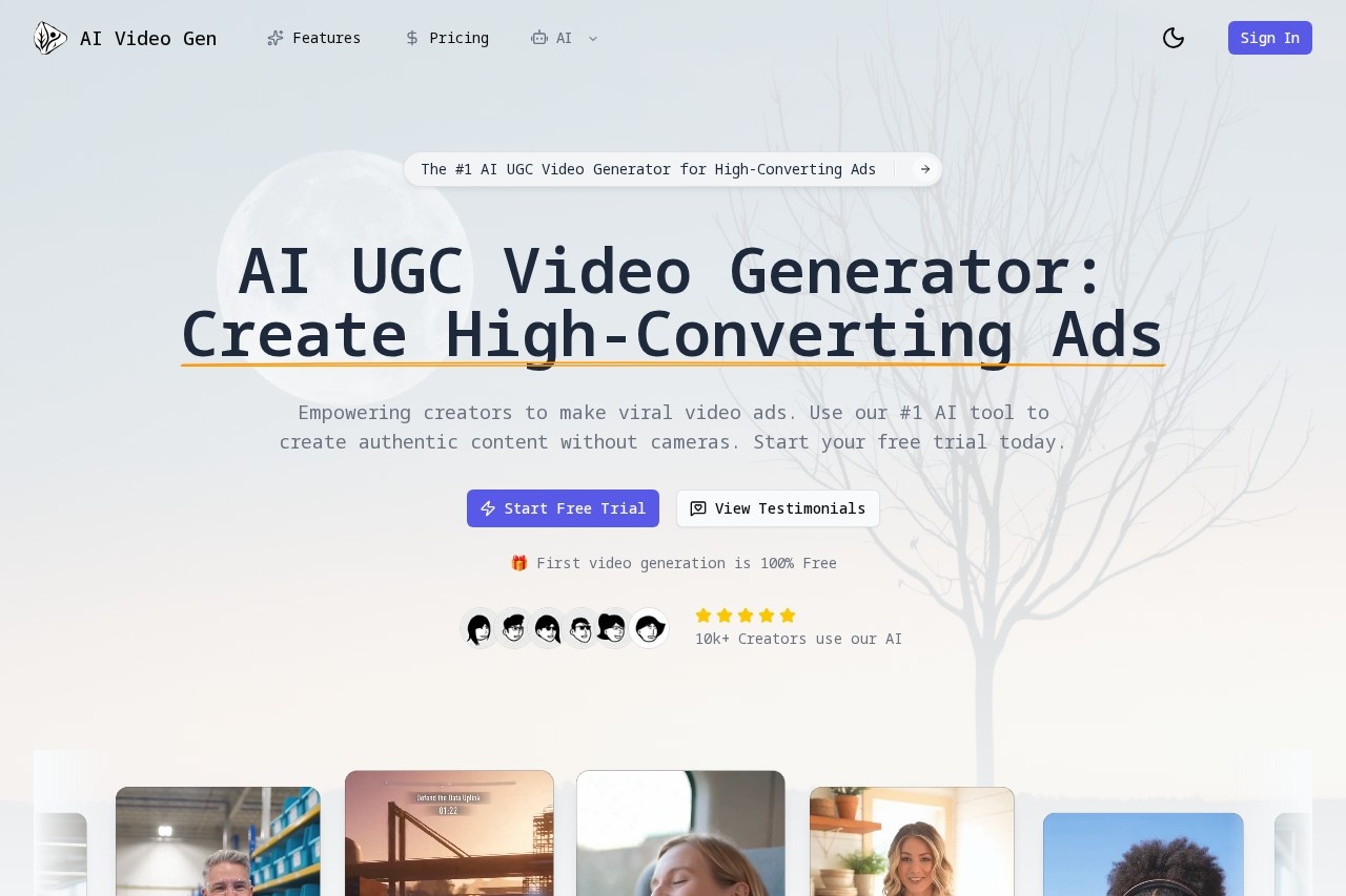 AI UGC Video Generator