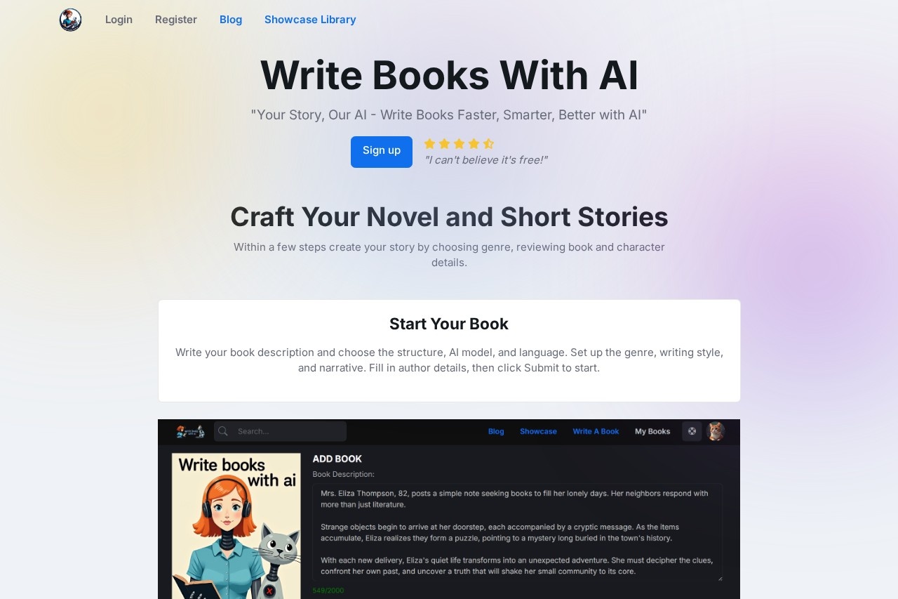 Write Books With AI