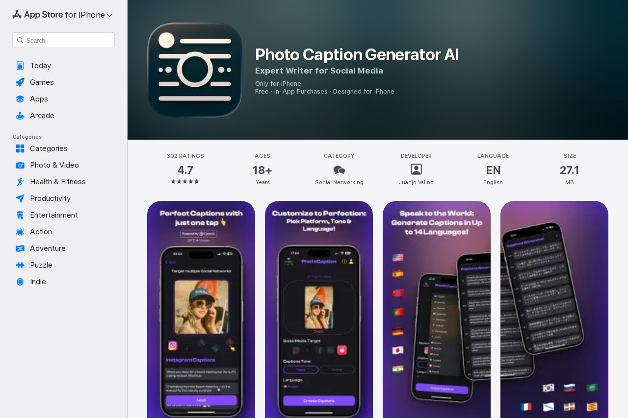 Photo Caption Generator AI