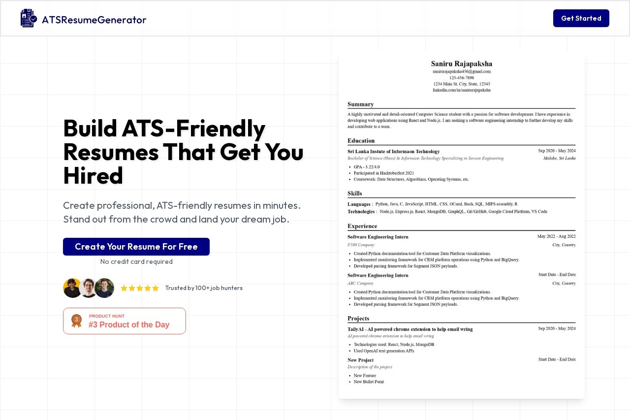 ATSResumeGenerator