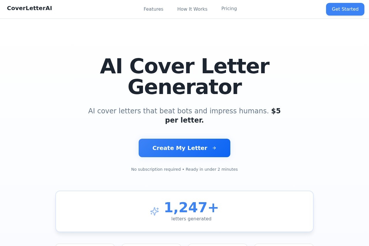 CoverLetterAI