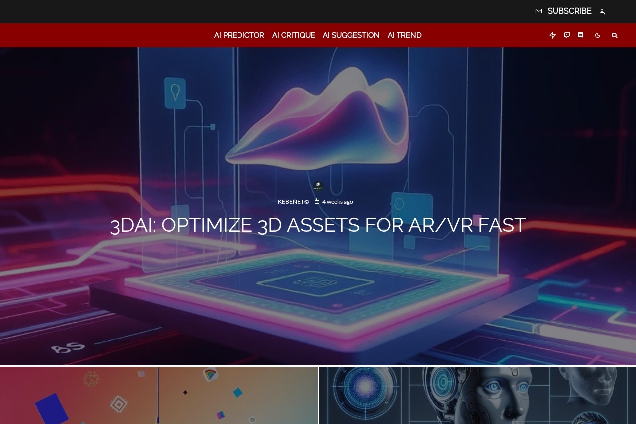 3D AI Tools Directory