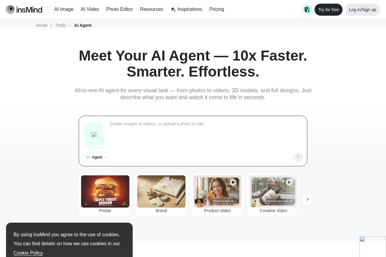 insMind AI Agent